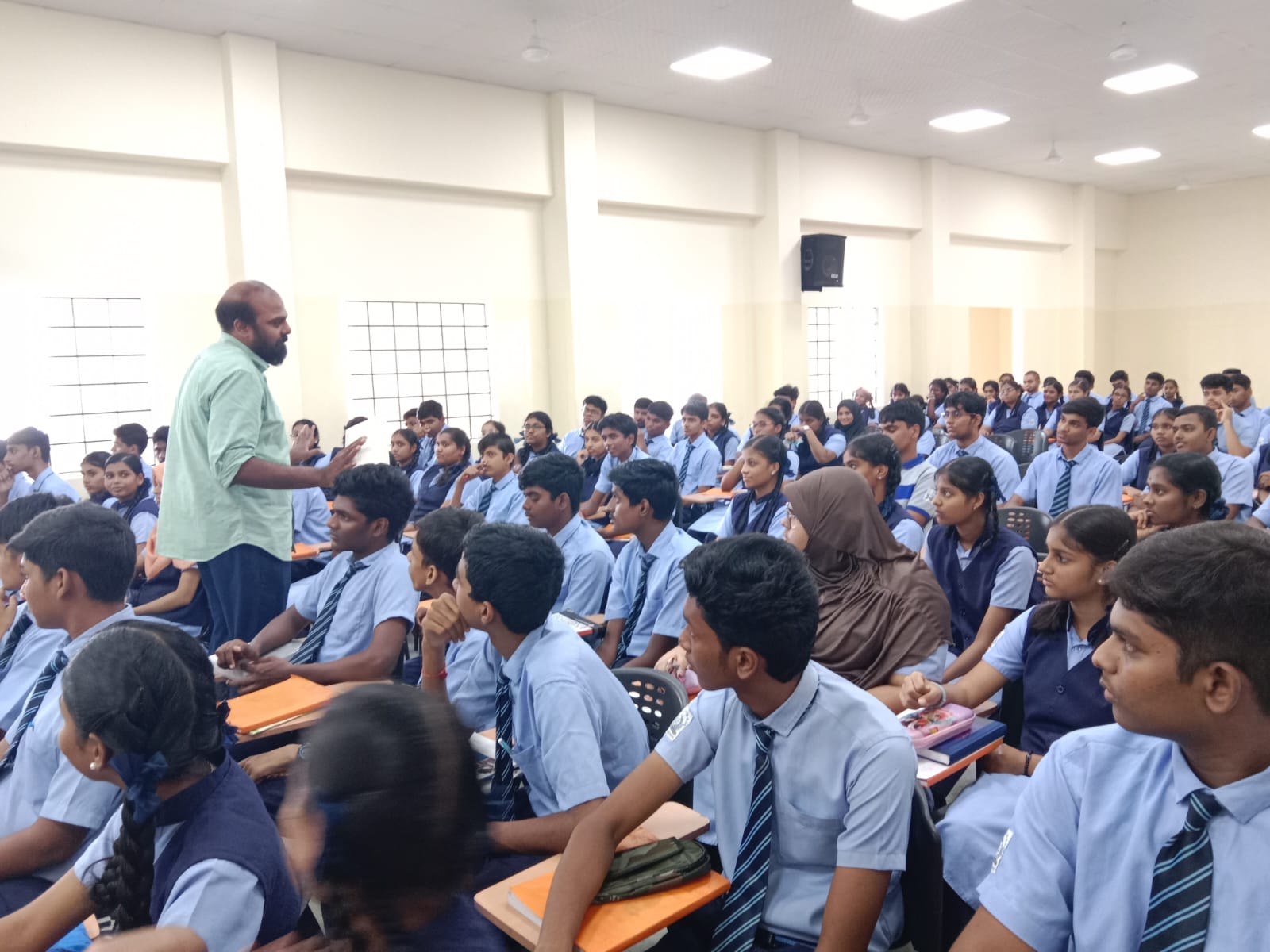 VR session with students